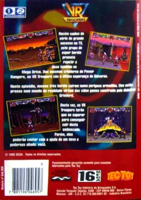 VR Troopers (USA, Europe) box cover back